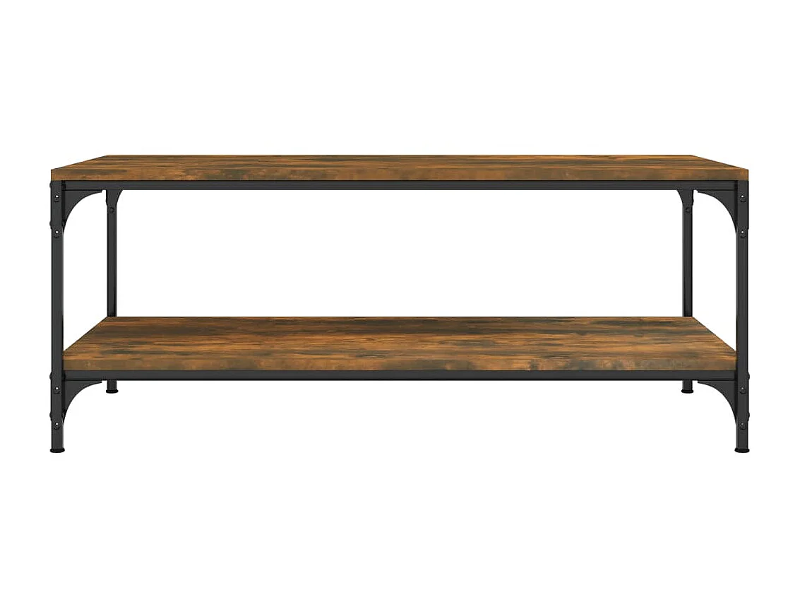 Couchtisch Beistelltisch Räuchereiche 80x50x40 cm Holzwerkstoff -MN32335