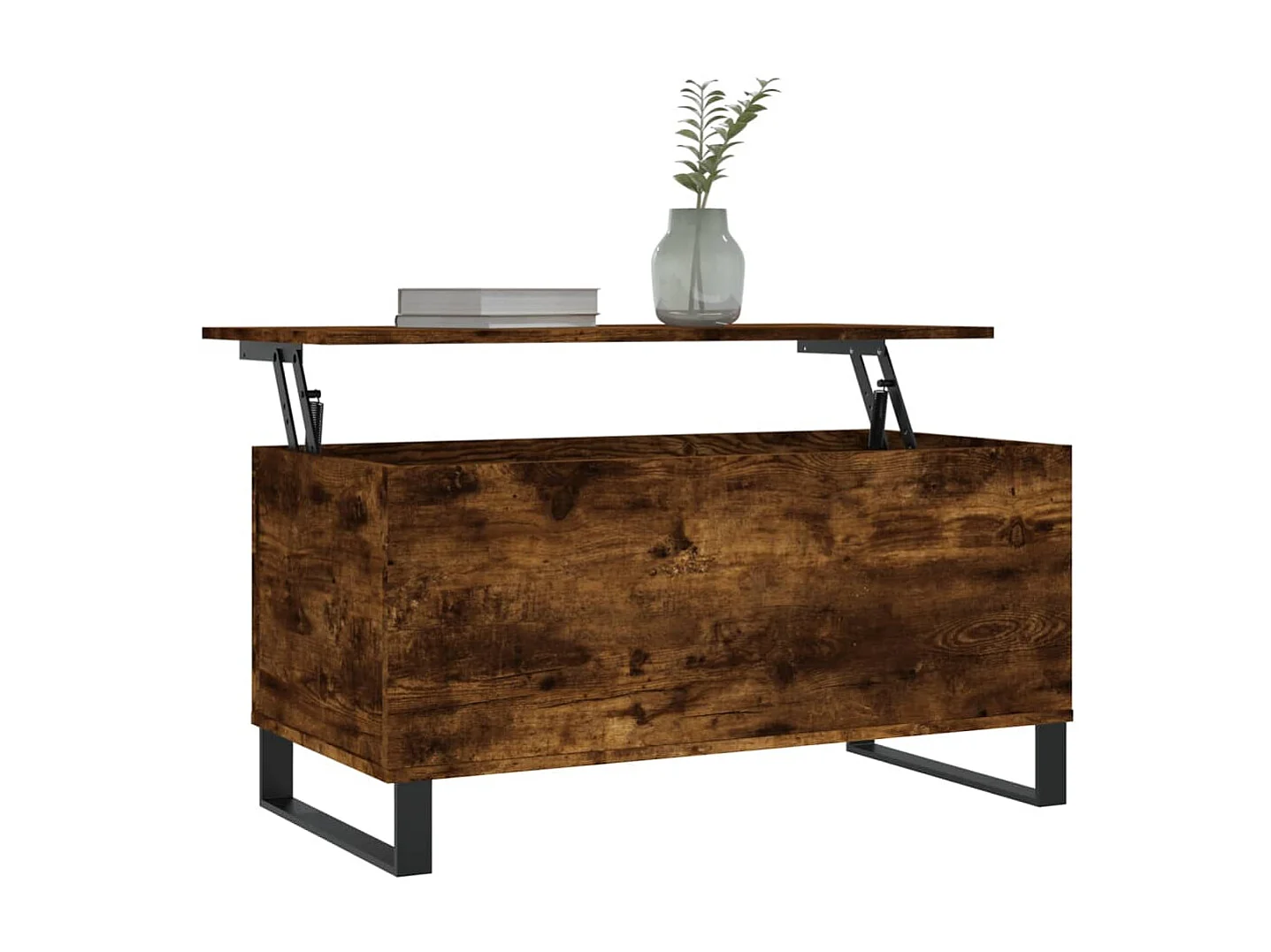 Couchtisch Beistelltisch Räuchereiche 90x44,5x45 cm Holzwerkstoff -MN56847