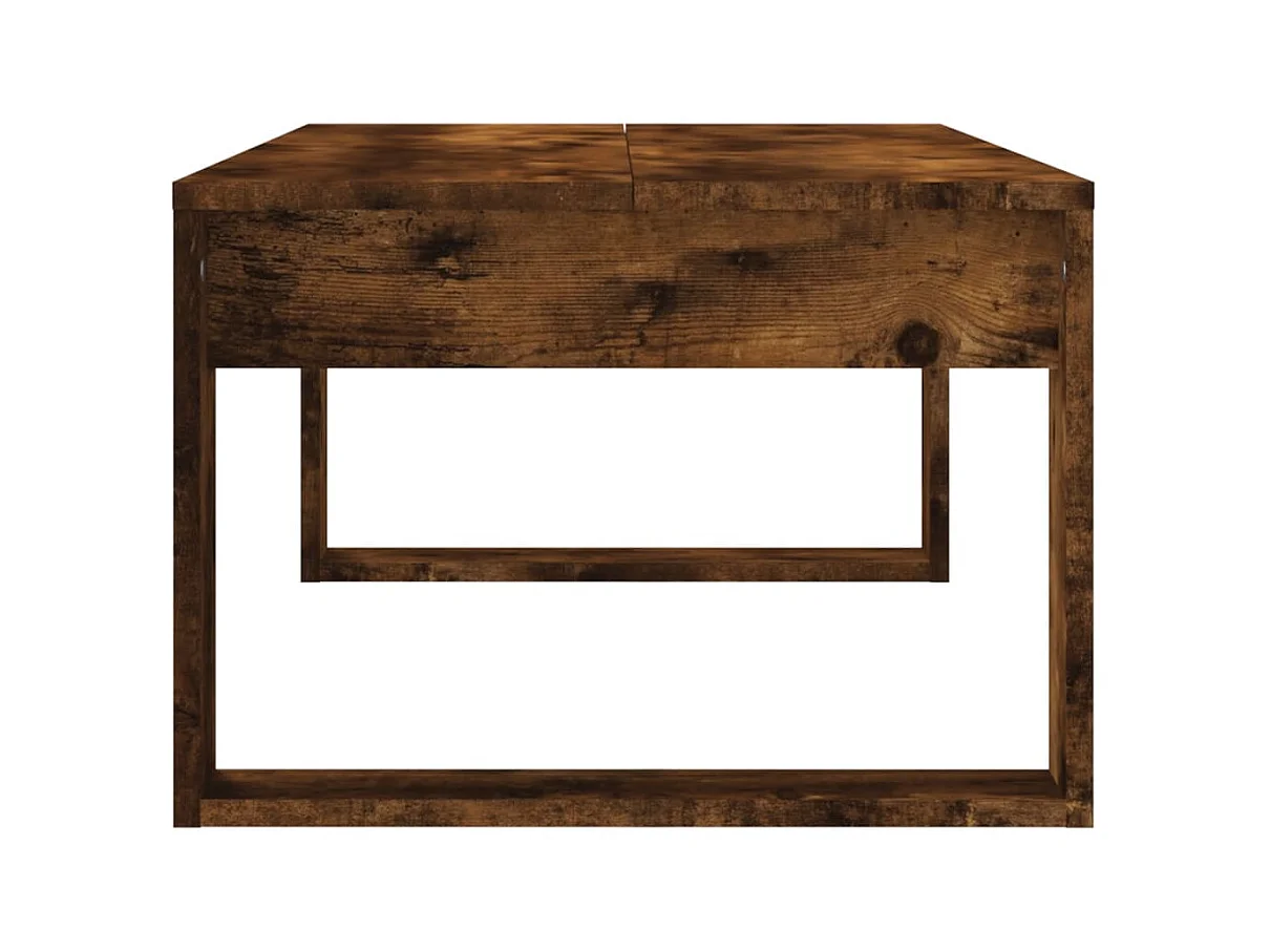 Couchtisch Beistelltisch Räuchereiche 102x50x35 cm Holzwerkstoff -MN53947