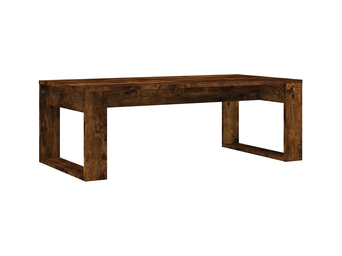 Couchtisch Beistelltisch Räuchereiche 102x50x35 cm Holzwerkstoff -MN53947