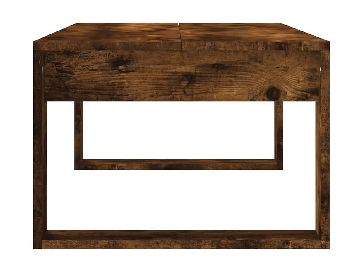 Couchtisch Beistelltisch Räuchereiche 102x50x35 cm Holzwerkstoff -MN53947