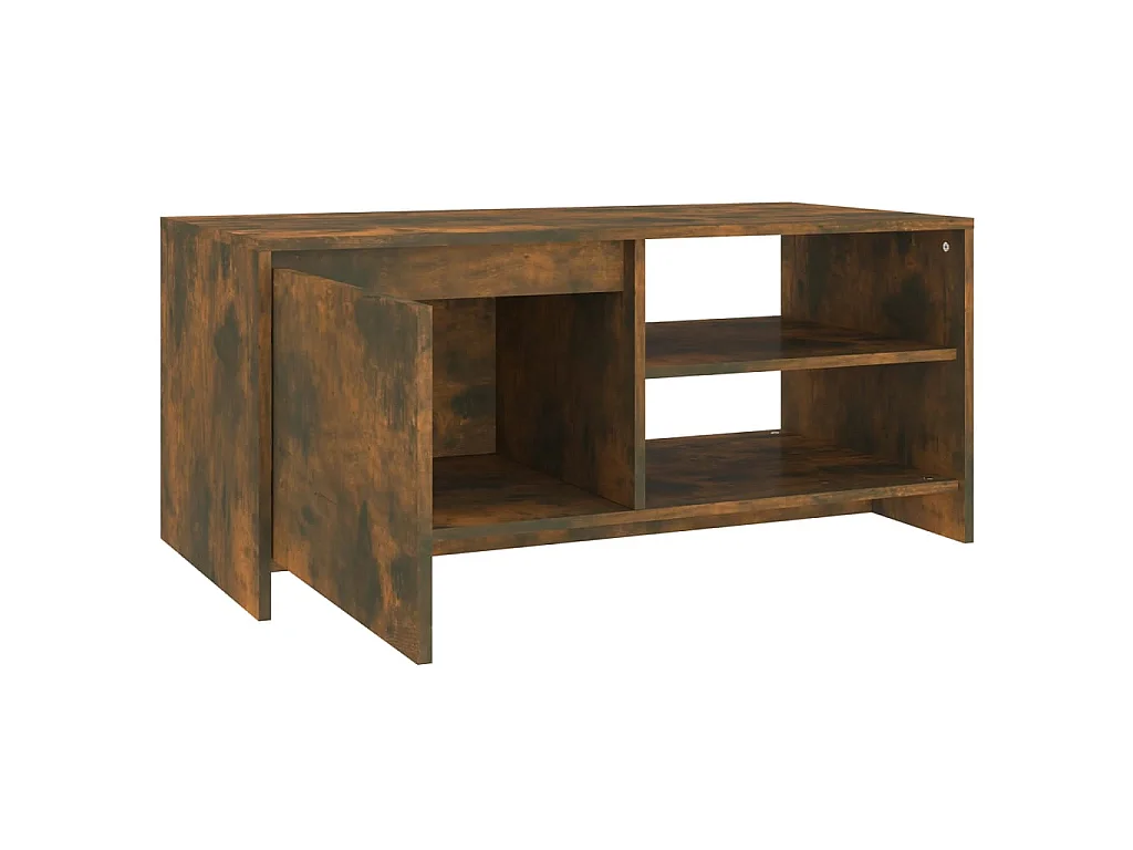 Couchtisch Beistelltisch Räuchereiche 102x50x45 cm Holzwerkstoff -MN99671