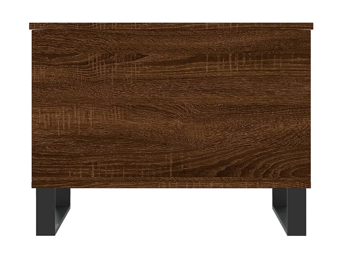 Couchtisch Braun Beistelltisch Eichen-Optik 60x44,5x45 cm Holzwerkstoff -MN39583