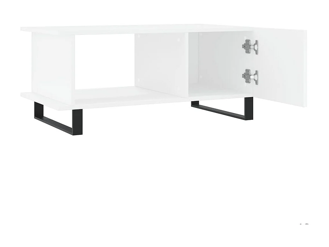 Couchtisch Beistelltisch Weiß 90x50x40 cm Holzwerkstoff -MN73573