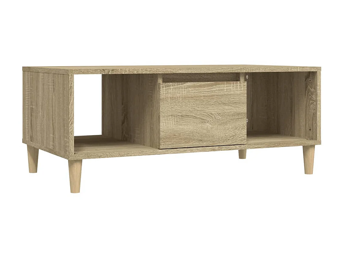 Couchtisch Beistelltisch Sonoma-Eiche 90x50x36,5 cm Holzwerkstoff -MN14490