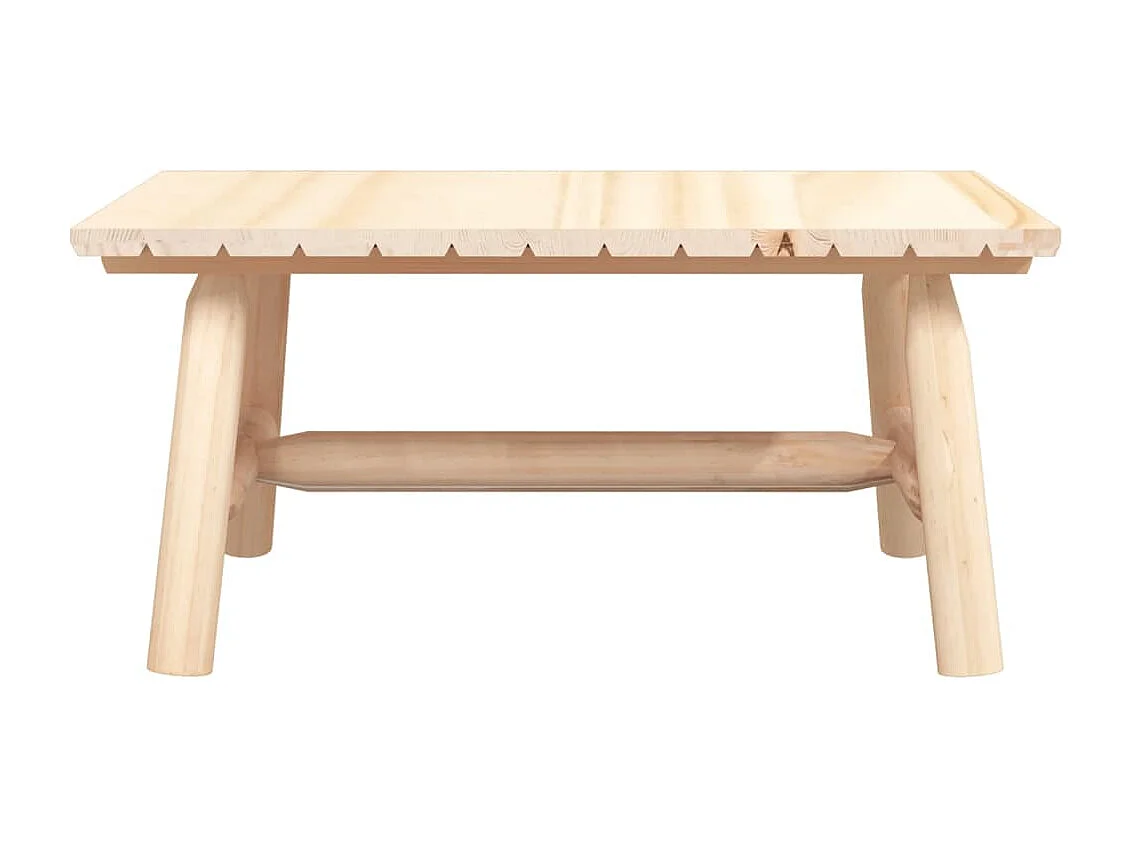 Couchtisch Beistelltisch 90x50x41 cm Massivholz Fichte -MN59431