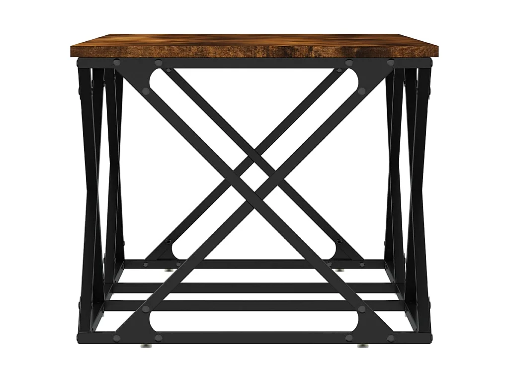 Couchtisch Beistelltisch Räuchereiche 100x49x40 cm Holzwerkstoff -MN49088