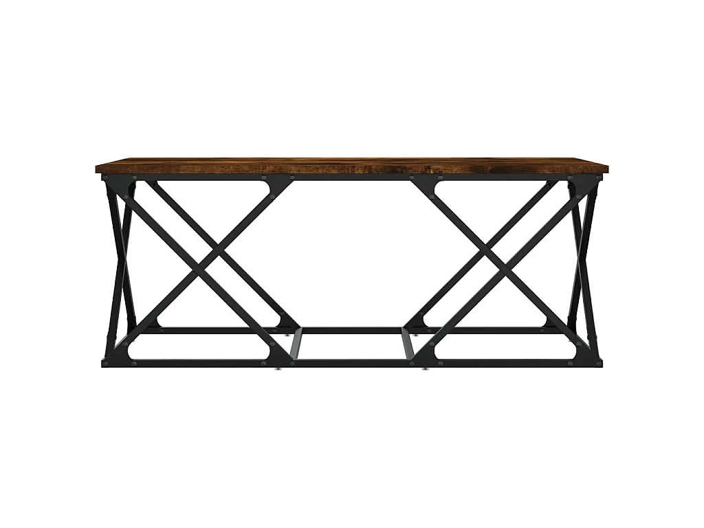 Couchtisch Beistelltisch Räuchereiche 100x49x40 cm Holzwerkstoff -MN49088