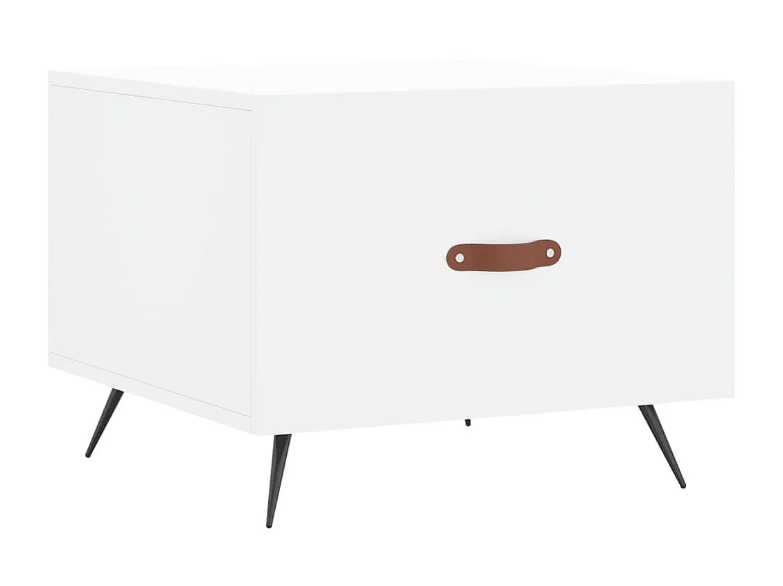 2er-Set Couchtische Beistelltisch Weiß 50x50x40 cm Holzwerkstoff -MN16194