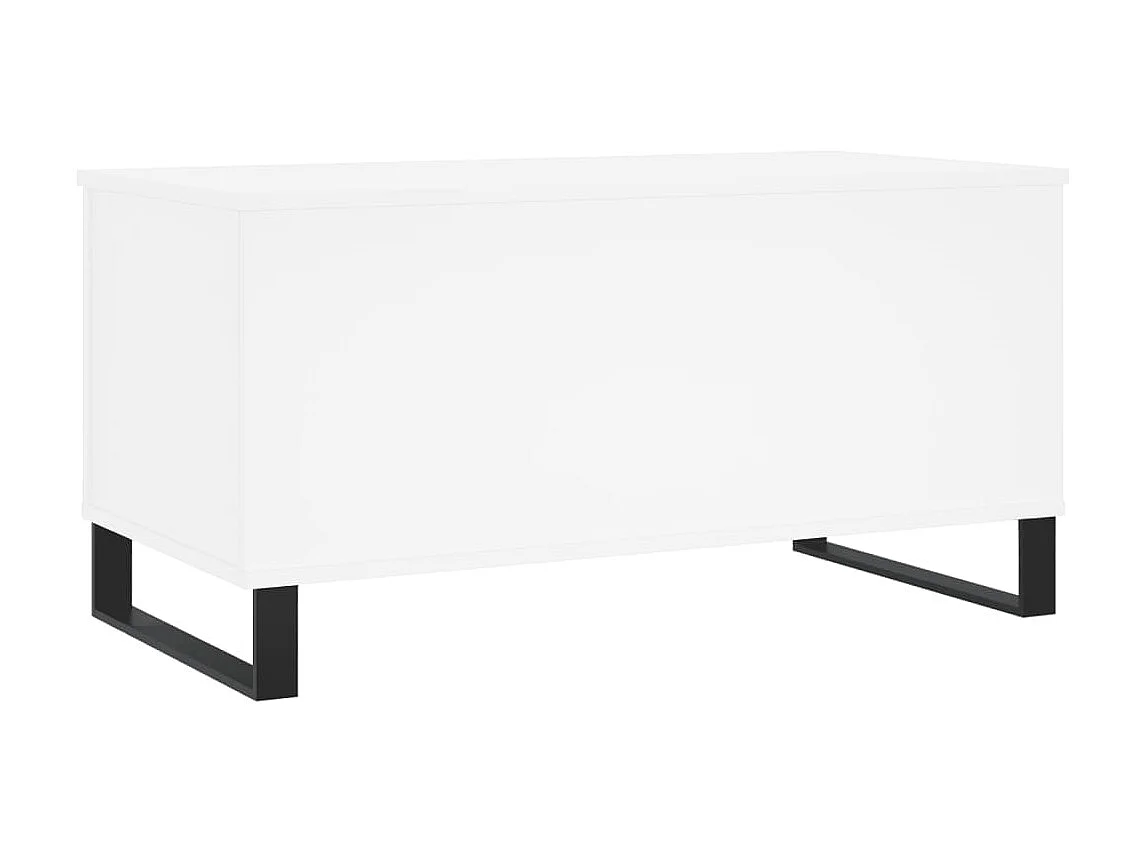 Couchtisch Beistelltisch Weiß 90x44,5x45 cm Holzwerkstoff -MN35715