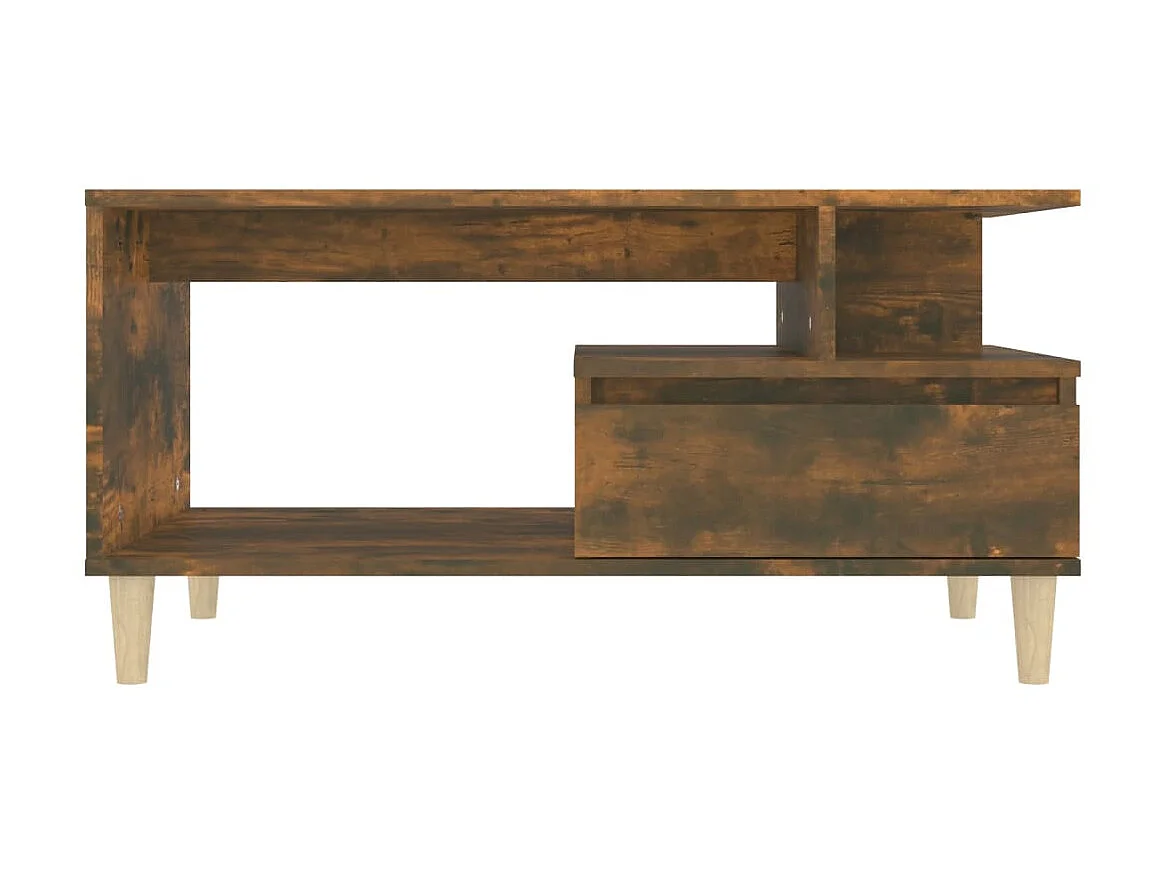 Couchtisch Beistelltisch Räuchereiche 90x49x45 cm Holzwerkstoff -MN70786