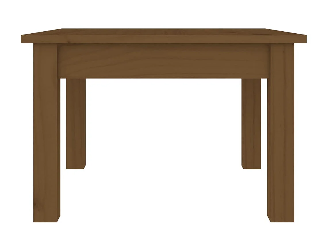 Couchtisch Beistelltisch Honigbraun 45x45x30 cm Massivholz Kiefer -MN17592