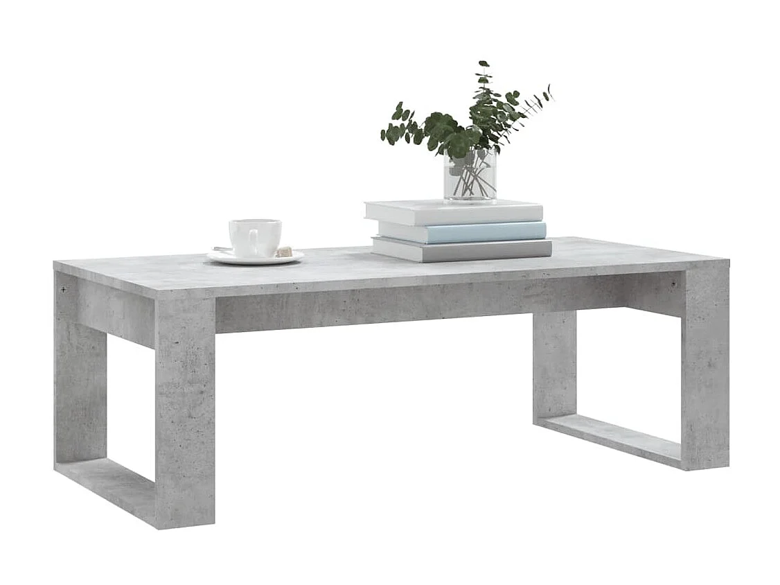 Couchtisch Beistelltisch Betongrau 102x50x35 cm Holzwerkstoff -MN42872