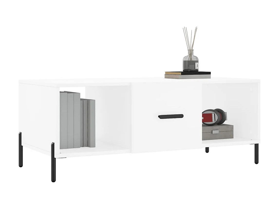 Couchtisch Beistelltisch Weiß 102x50x40 cm Holzwerkstoff -MN98962