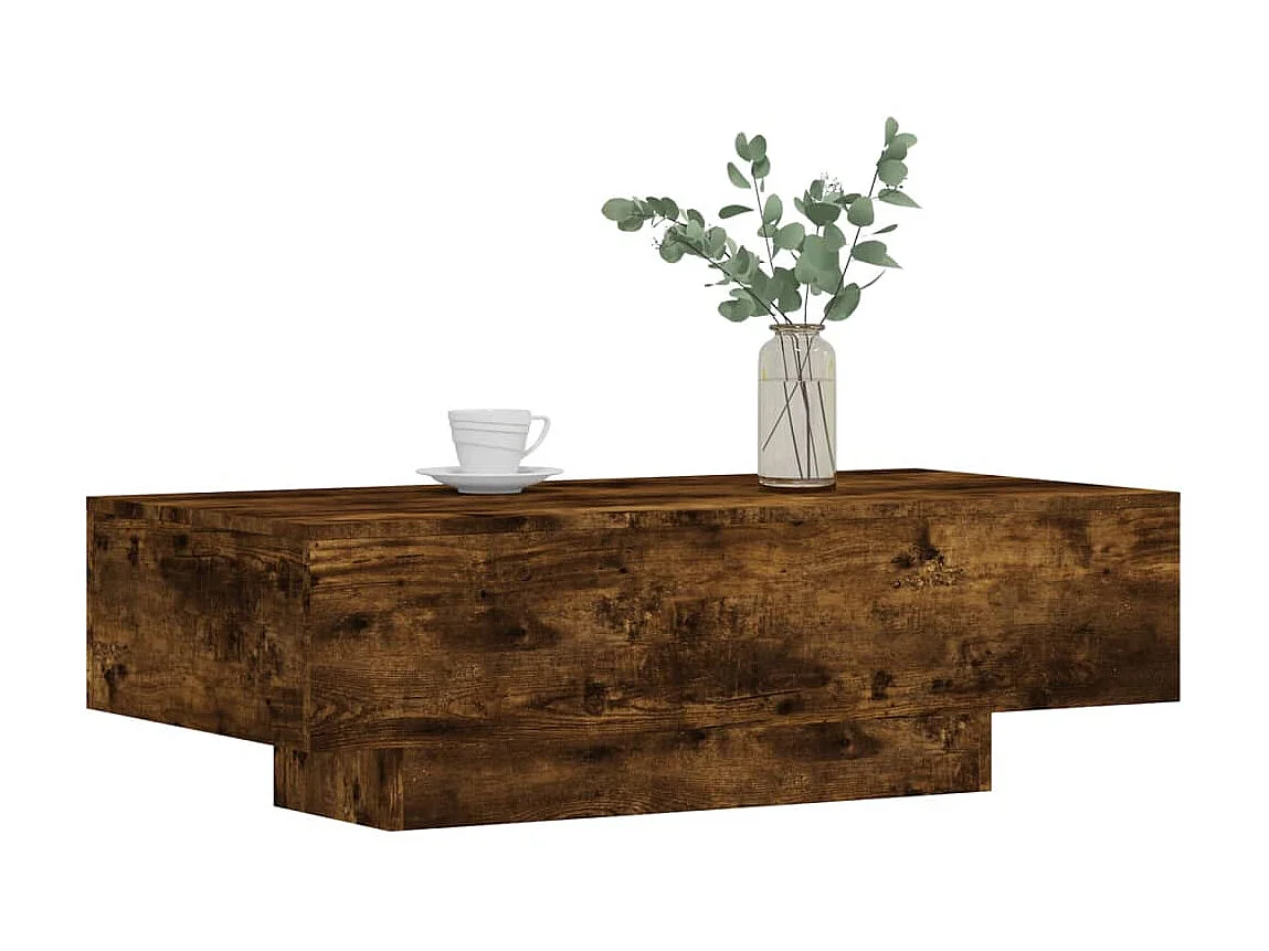 Couchtisch Beistelltisch Räuchereiche 100x49,5x31 cm Holzwerkstoff -MN70817