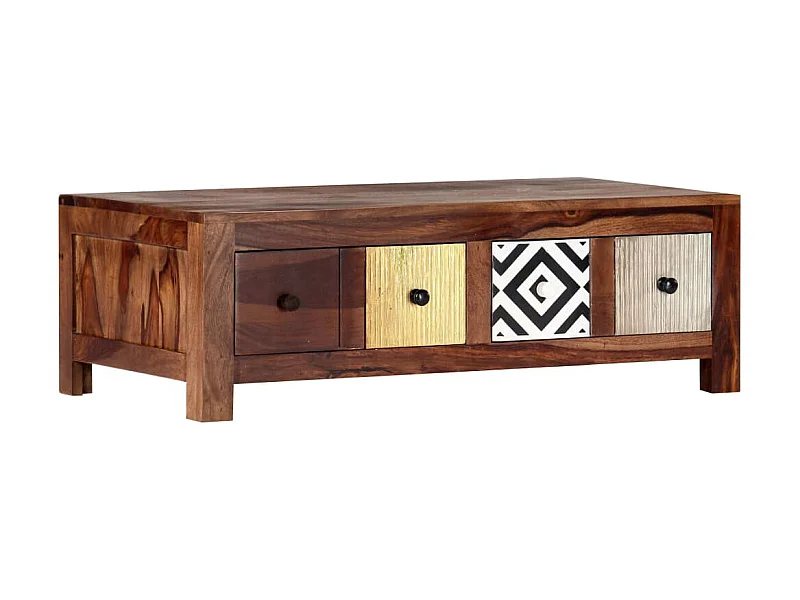 Couchtisch Beistelltisch 90x50x30 cm Massivholz Palisander -MN66971