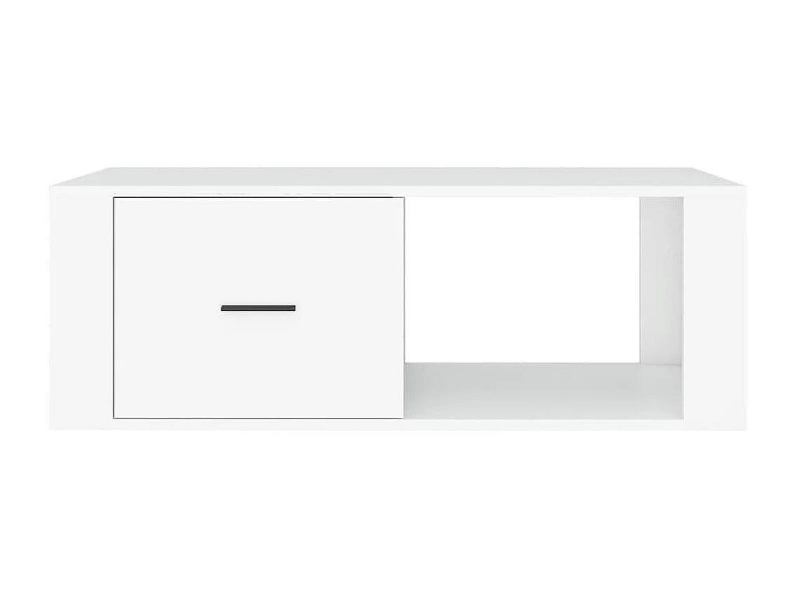 Couchtisch Beistelltisch Weiß 100x50,5x35 cm Holzwerkstoff -MN12776