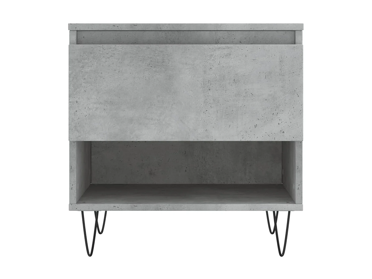 2er-Set Couchtische Beistelltisch Betongrau 50x46x50 cm Holzwerkstoff -MN63809