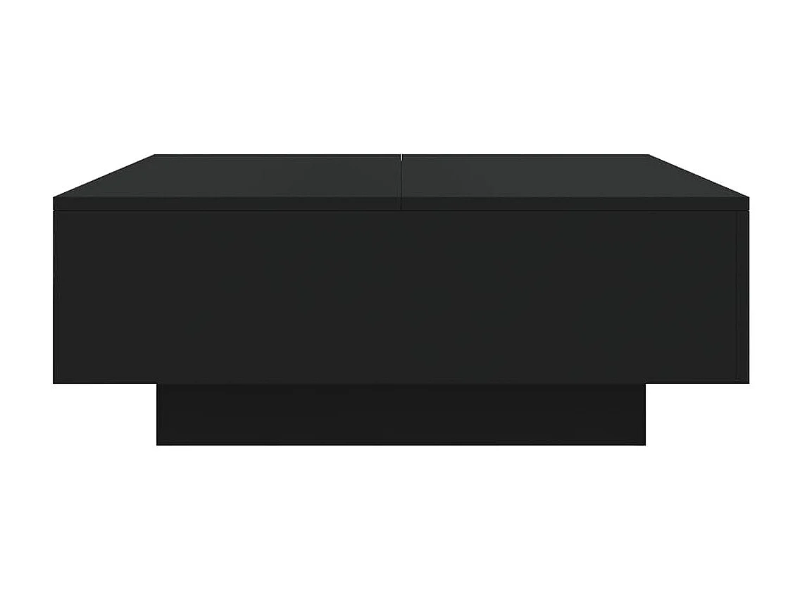 Couchtisch Beistelltisch Schwarz 80x80x31 cm Holzwerkstoff -MN15389