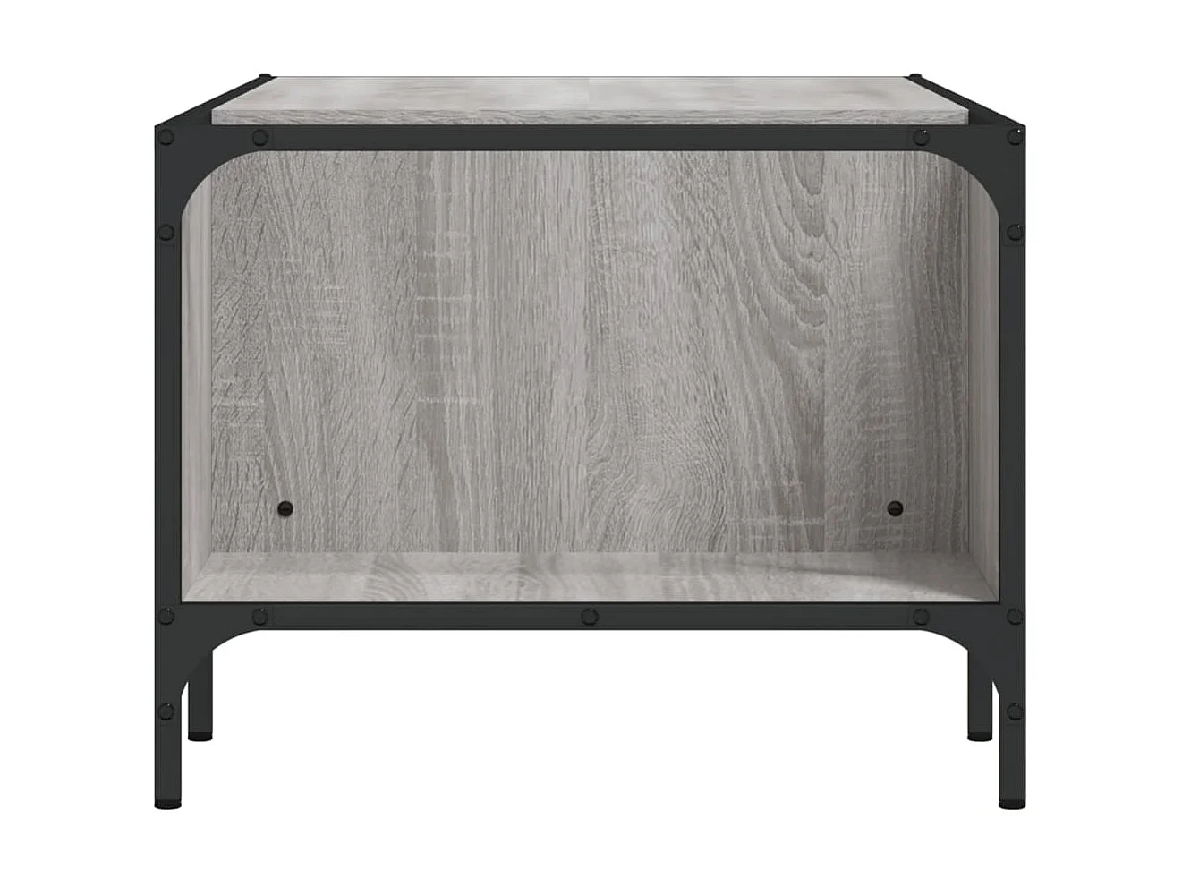 Couchtisch Beistelltisch mit Regal Grau Sonoma 100x51x40 cm Holzwerkstoff -MN72469