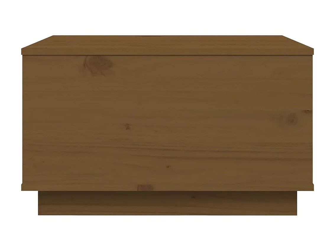 Couchtisch Beistelltisch Honigbraun 60x50x35 cm Massivholz Kiefer -MN61219