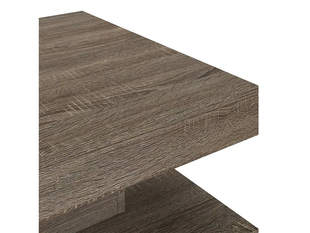 Couchtisch Beistelltisch Grau 60x60x35 cm MDF -MN78753