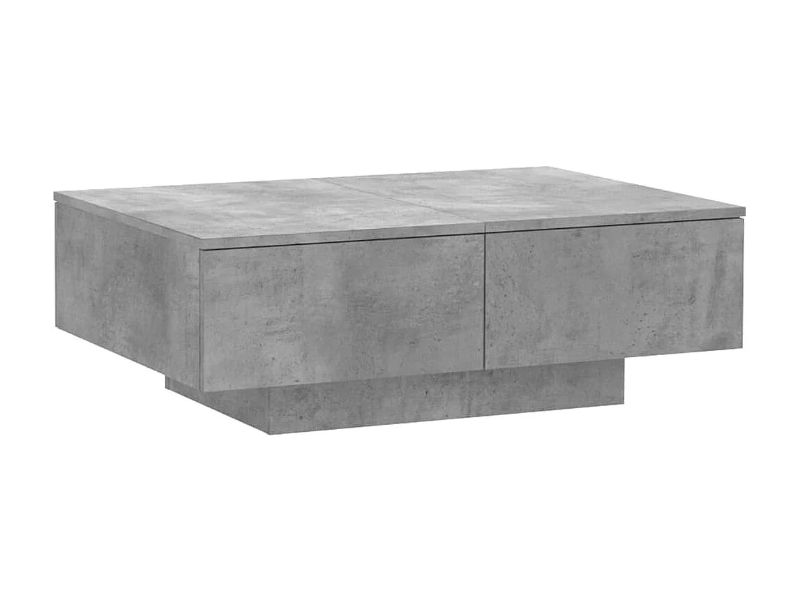 Couchtisch Beistelltisch Betongrau 90x60x31 cm Holzwerkstoff -MN19736