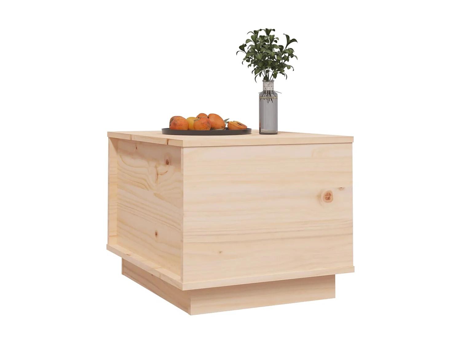 Couchtisch Beistelltisch 40x50x35 cm Massivholz Kiefer -MN67405