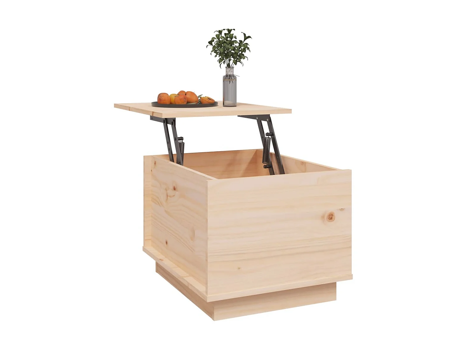 Couchtisch Beistelltisch 40x50x35 cm Massivholz Kiefer -MN67405