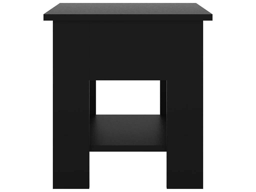 Couchtisch Beistelltisch Schwarz 40x40x42 cm Holzwerkstoff -MN93643