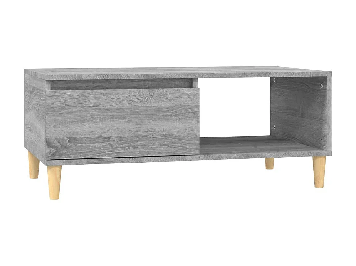 Couchtisch Beistelltisch Grau Sonoma 90x50x36,5 cm Holzwerkstoff -MN88689