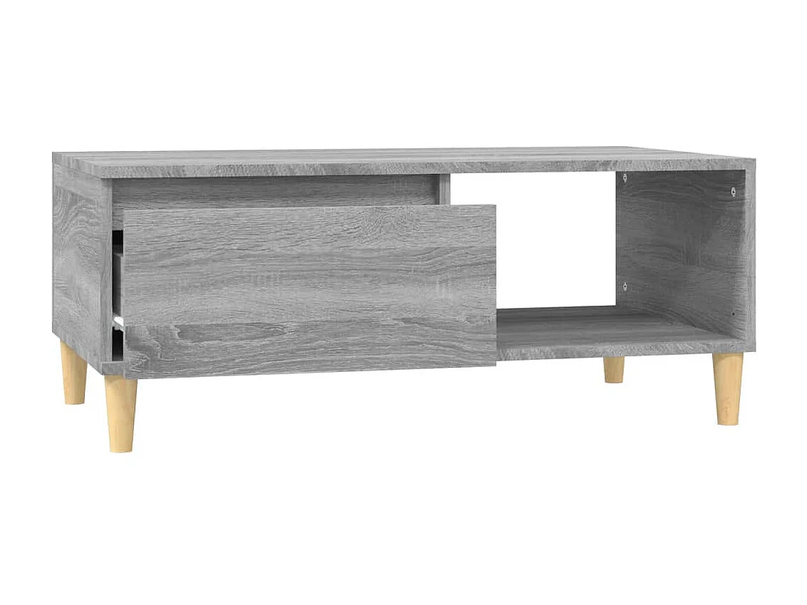 Couchtisch Beistelltisch Grau Sonoma 90x50x36,5 cm Holzwerkstoff -MN88689