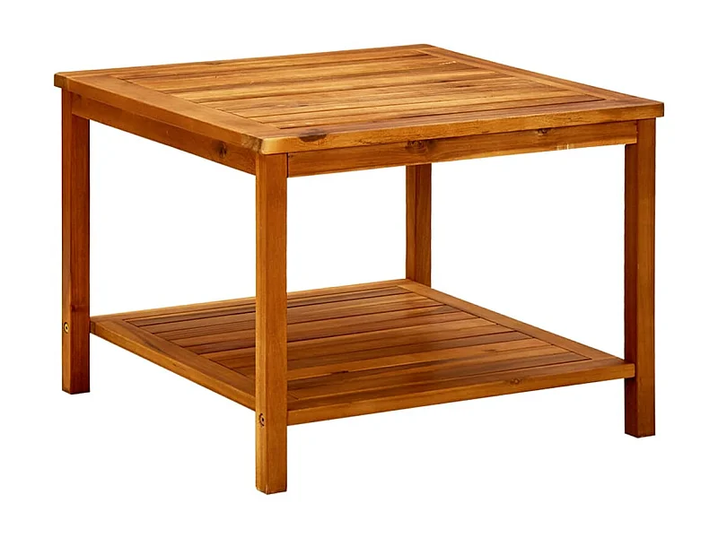 Couchtisch Beistelltisch 60x60x45 cm Massivholz Akazie -MN54907