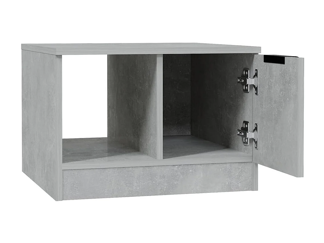 Couchtisch Beistelltisch Betongrau 50x50x36 cm Holzwerkstoff -MN90433