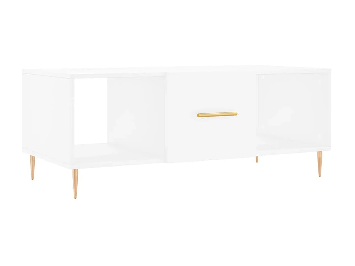 Couchtisch Beistelltisch Weiß 102x50x40 cm Holzwerkstoff -MN33139