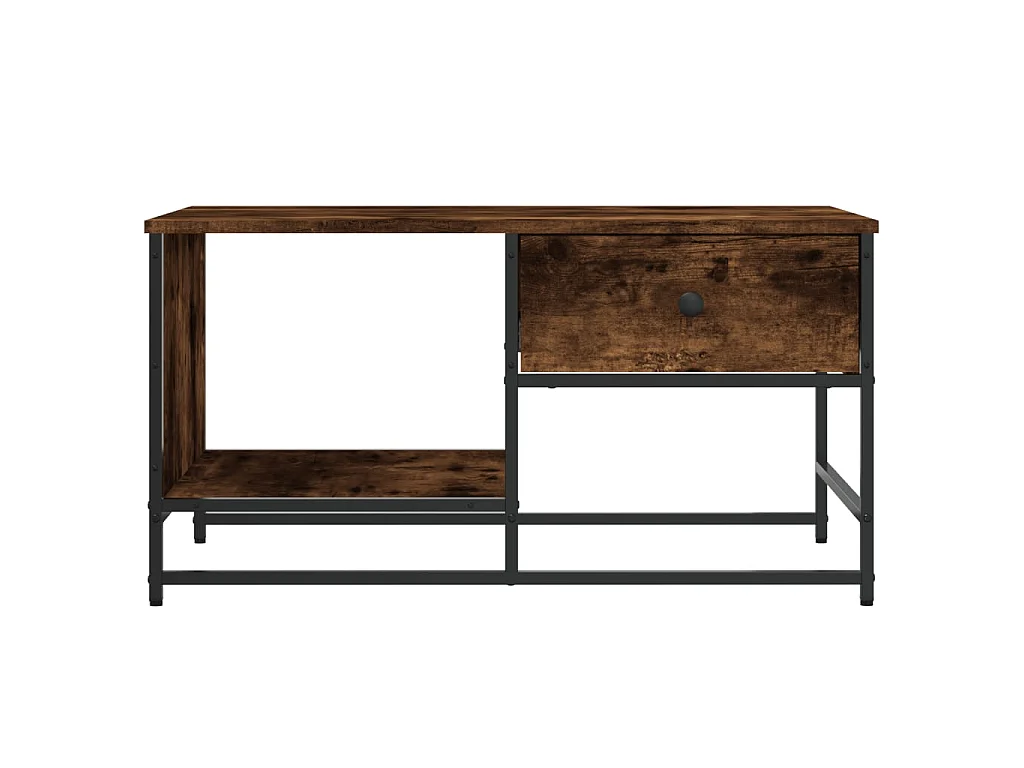 Couchtisch Beistelltisch Räuchereiche 85,5x51x45 cm Holzwerkstoff -MN81805