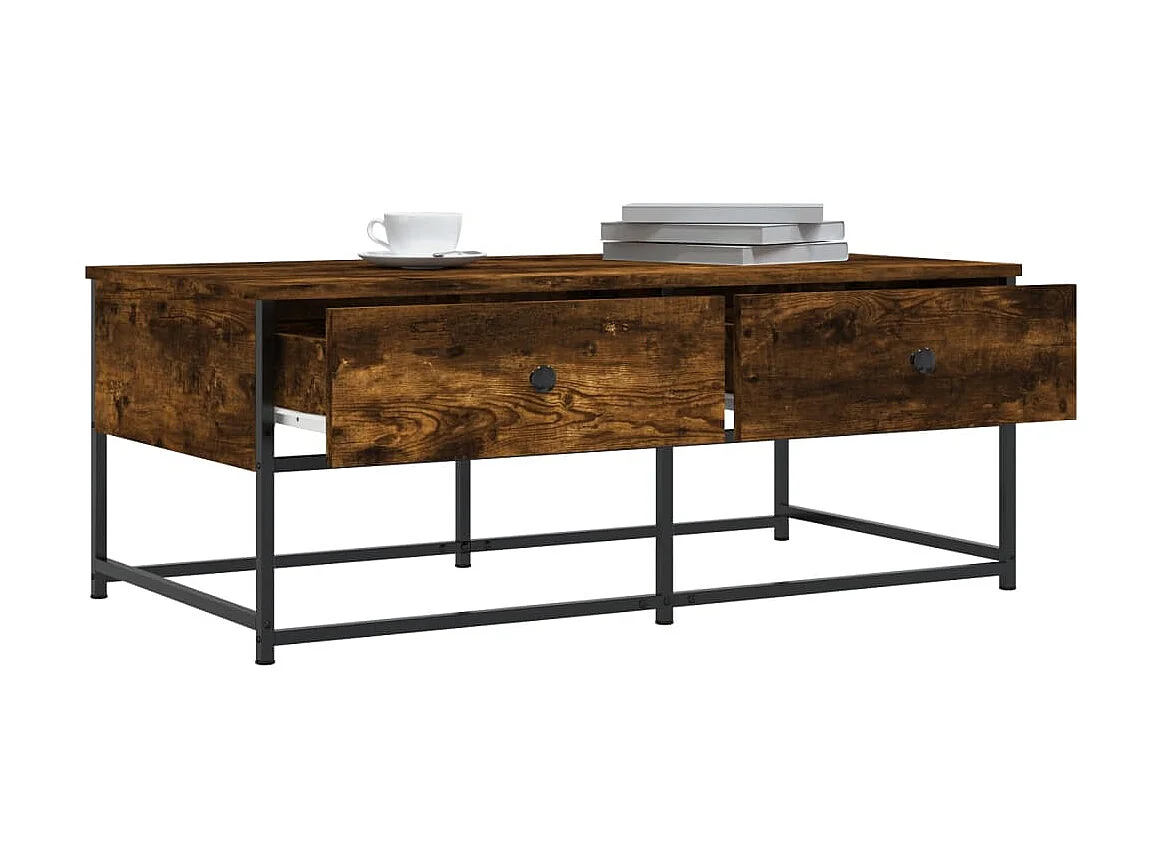 Couchtisch Beistelltisch Räuchereiche 100x51x40 cm Holzwerkstoff -MN26298