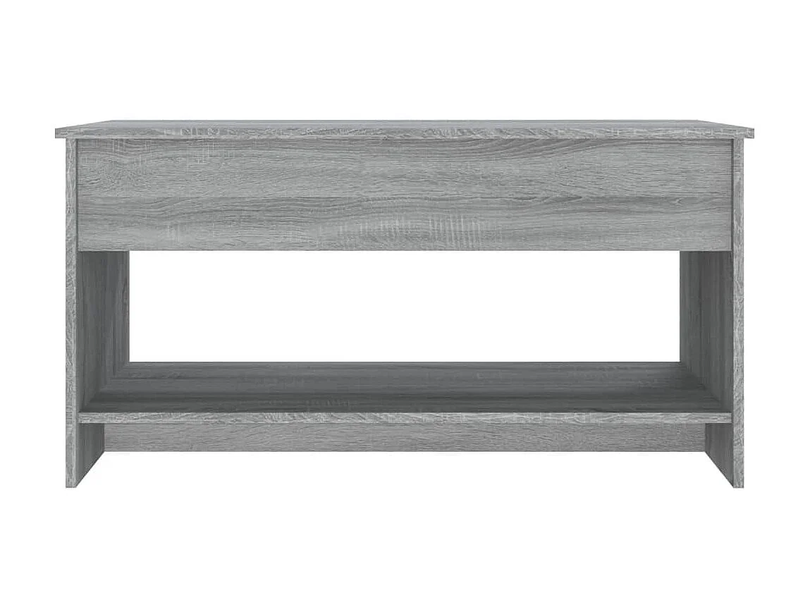 Couchtisch Beistelltisch Grau Sonoma 102x50x52,5 cm Holzwerkstoff -MN93843