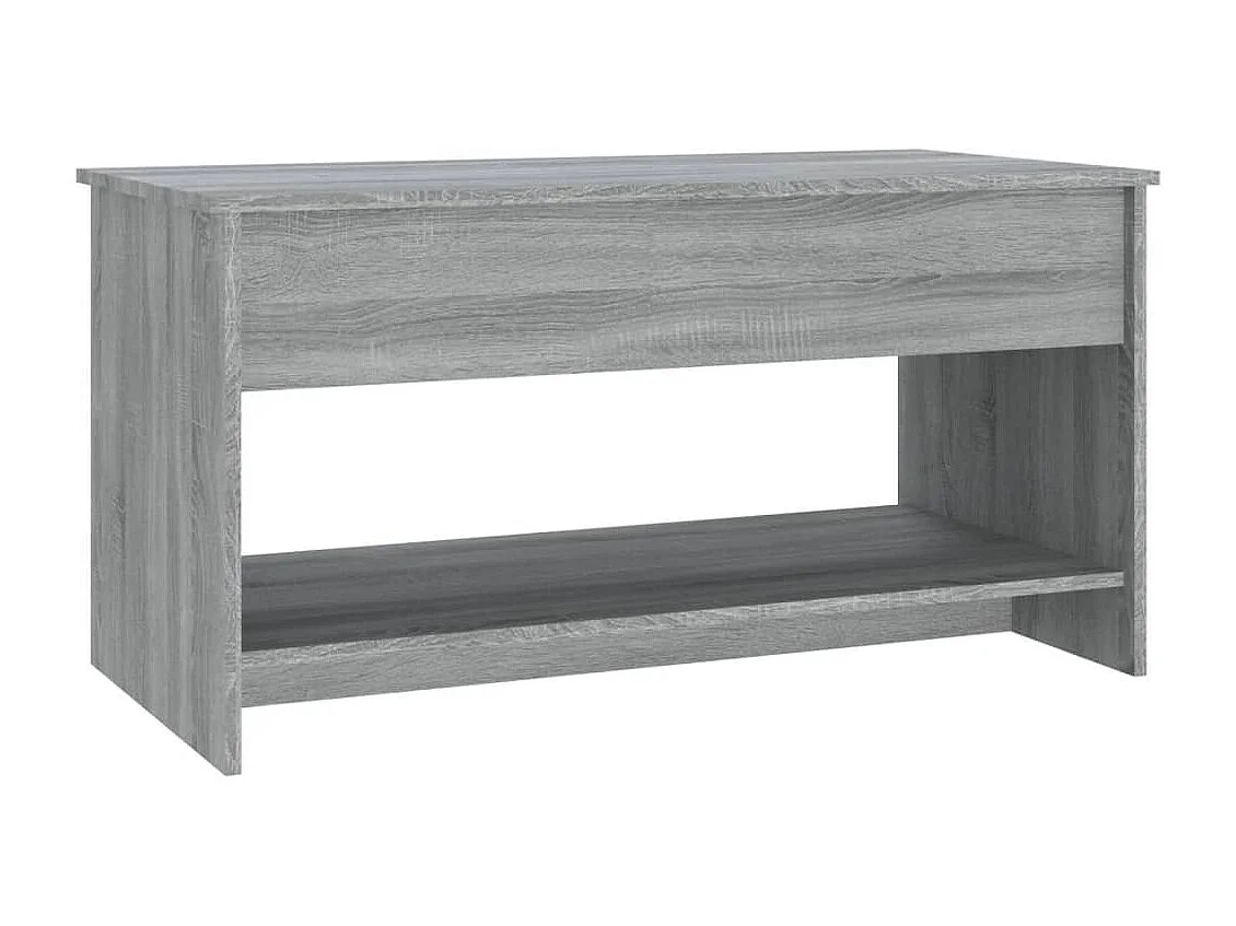 Couchtisch Beistelltisch Grau Sonoma 102x50x52,5 cm Holzwerkstoff -MN93843