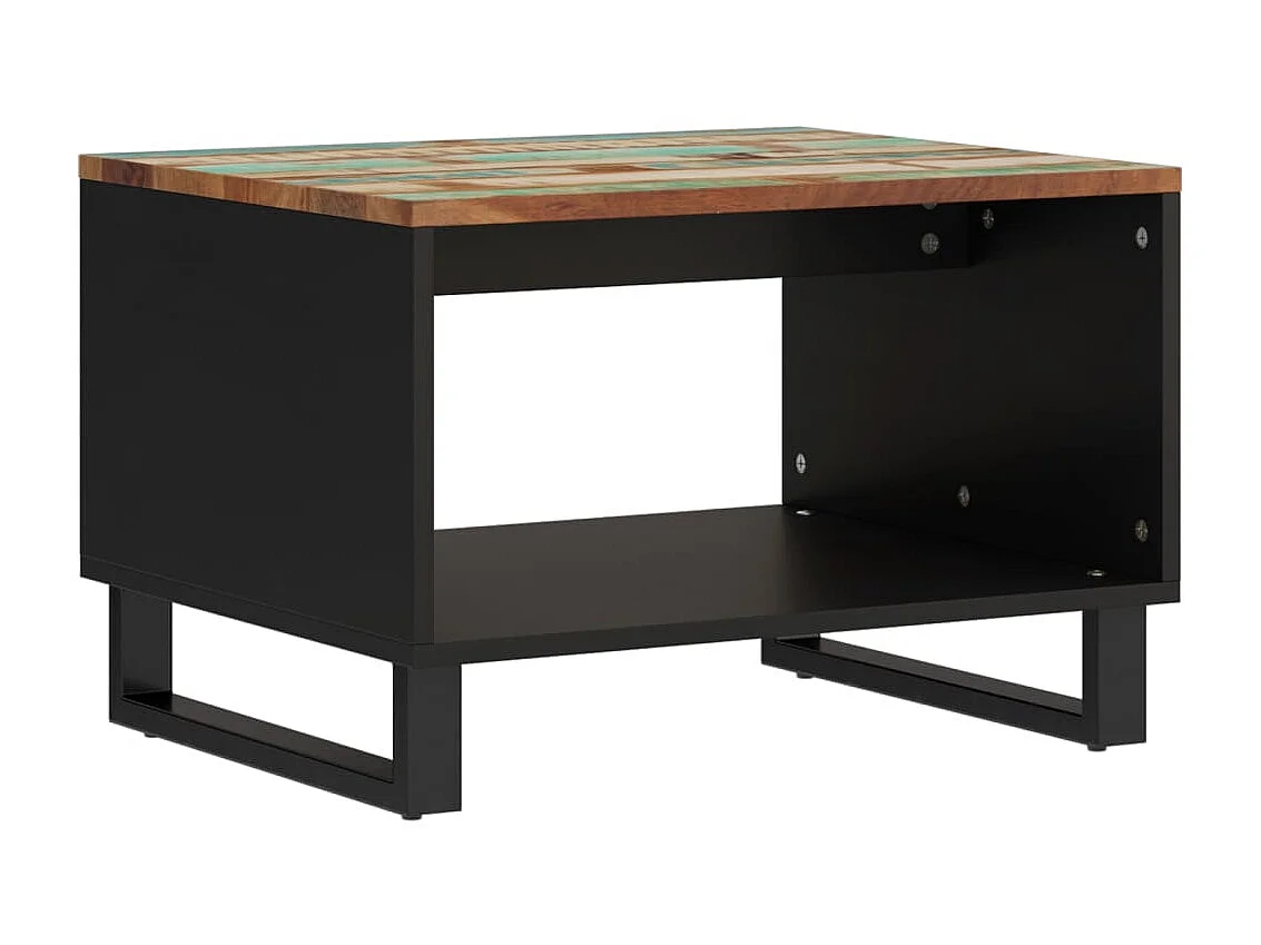 Couchtisch Beistelltisch 60x50x40 cm Altholz Massiv -MN67777