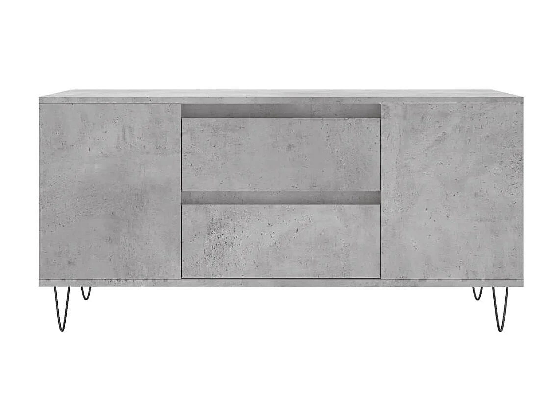 Couchtisch Beistelltisch Betongrau 102x44,5x50 cm Holzwerkstoff -MN48335