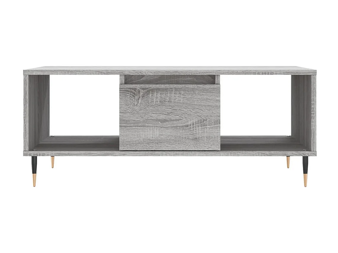 Couchtisch Beistelltisch Grau Sonoma 90x50x36,5 cm Holzwerkstoff -MN59276
