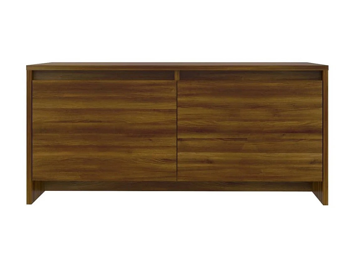 Couchtisch Braun Beistelltisch Eichen-Optik 90x50x41,5 cm Holzwerkstoff -MN19919