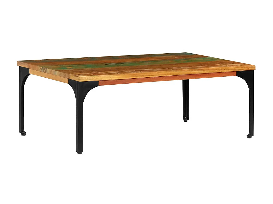 Couchtisch Beistelltisch 100x60x35 cm Altholz Massiv -MN80257