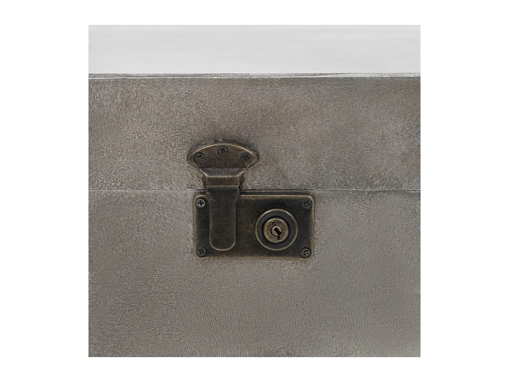 Couchtisch Beistelltisch MDF und Aluminium 102 x 51 x 47,5 cm -MN85646