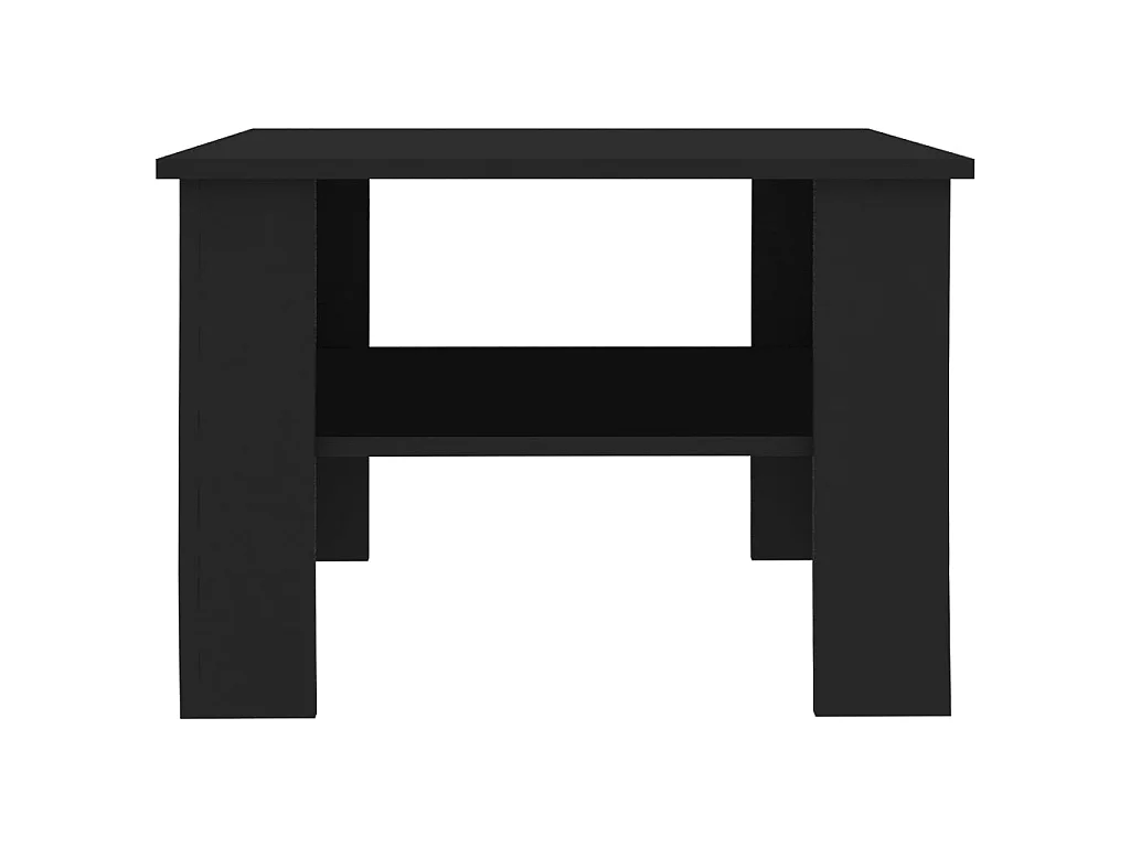 Couchtisch Beistelltisch Schwarz 60x60x42 cm Holzwerkstoff -MN53728
