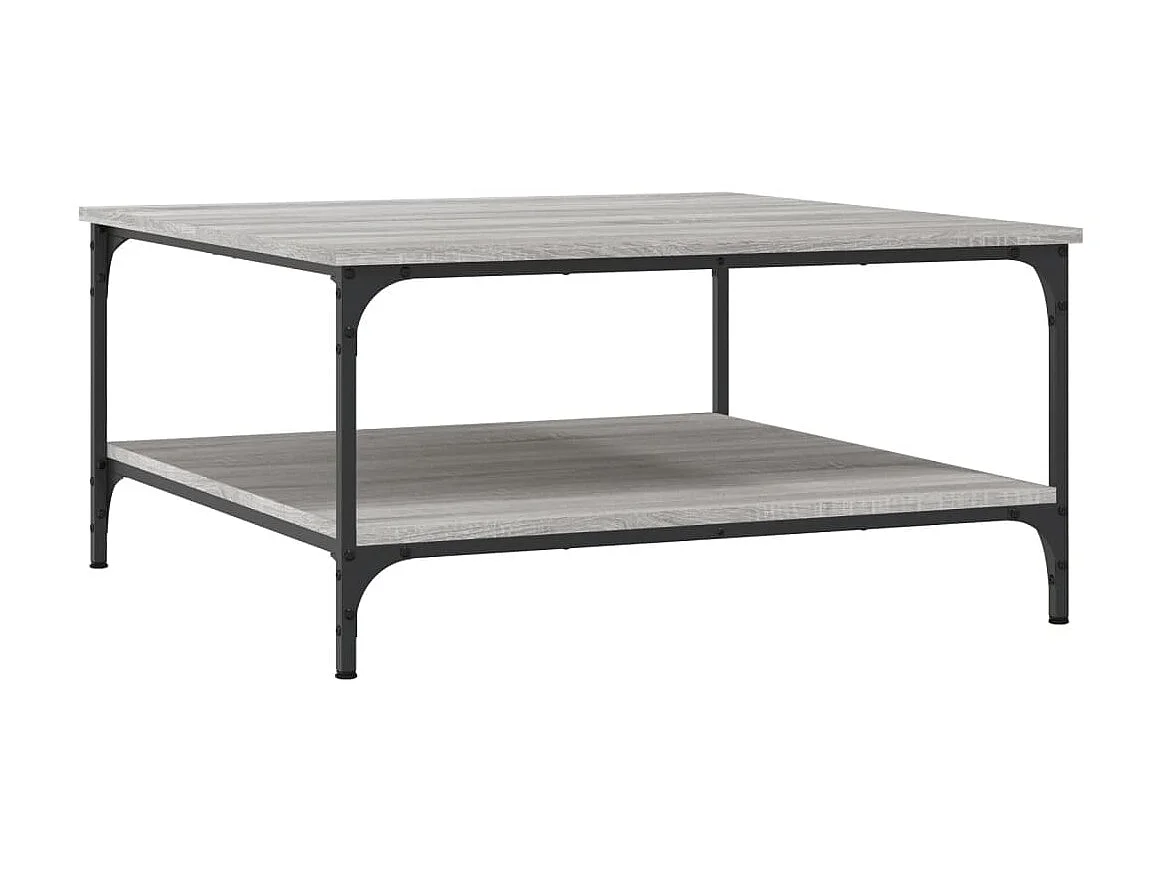 Couchtisch Beistelltisch Grau Sonoma 80x80x40 cm Holzwerkstoff -MN60954