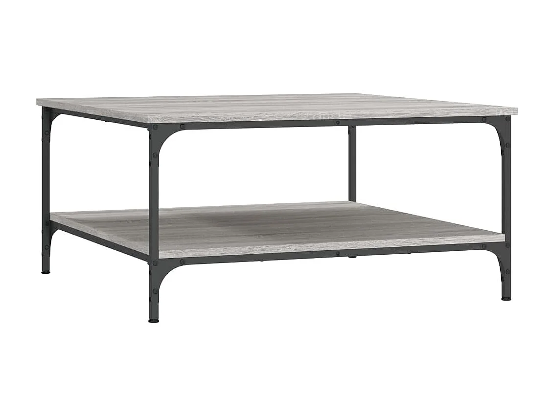 Couchtisch Beistelltisch Grau Sonoma 80x80x40 cm Holzwerkstoff -MN60954