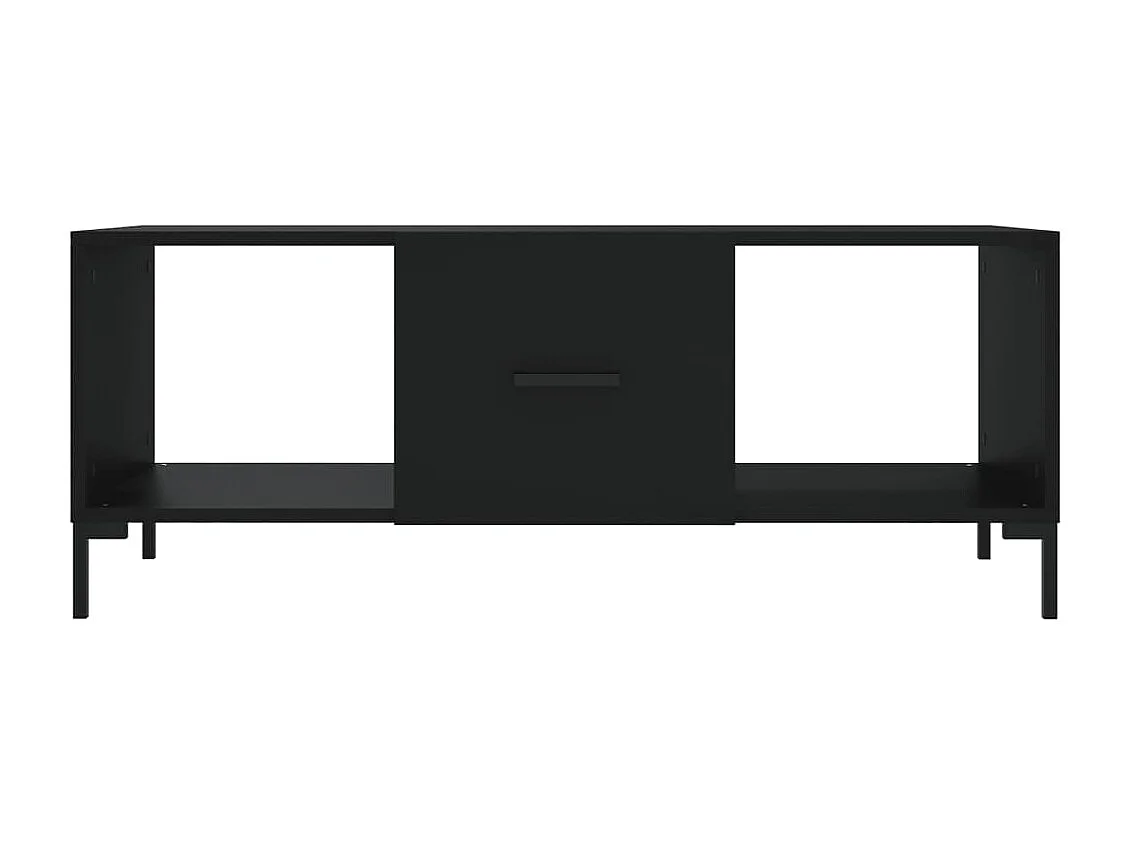 Couchtisch Beistelltisch Schwarz 102x50x40 cm Holzwerkstoff -MN25473