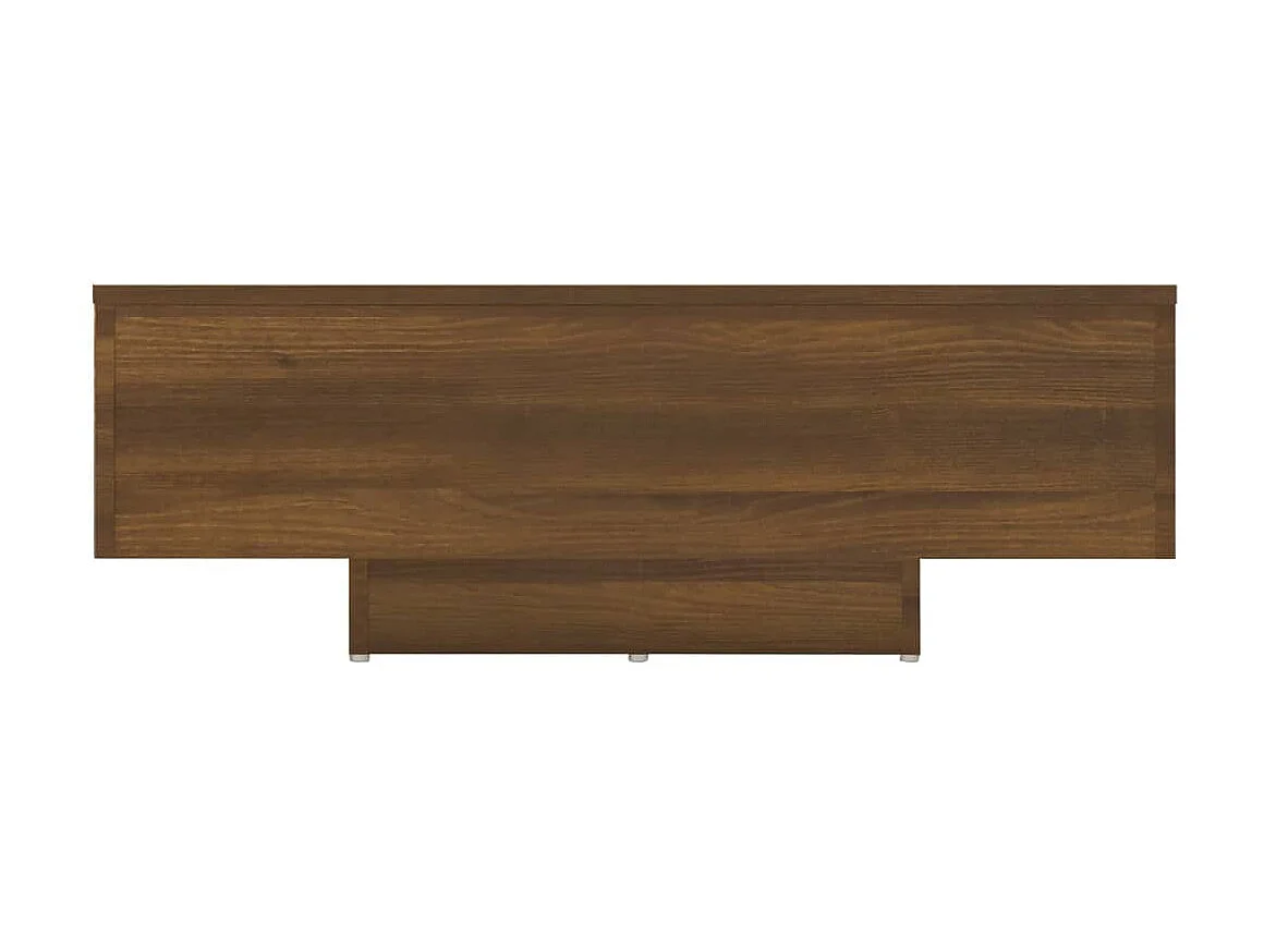 Couchtisch Braun Beistelltisch Eichen-Optik 85x55x31 cm Holzwerkstoff -MN38261